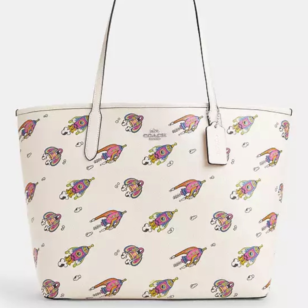 Coach cosmic rocket tote